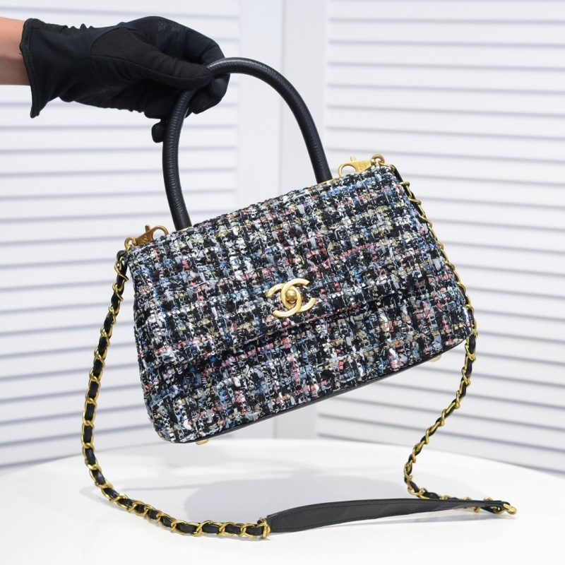 Ch**el top handle bags
